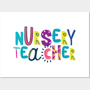 Cute Nursery Teacher Gift Idea Back to School Posters and Art